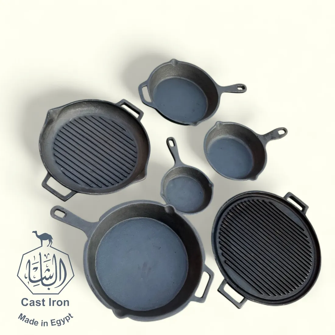 مجموعة طاسات وجريلات زهر من الباشا
